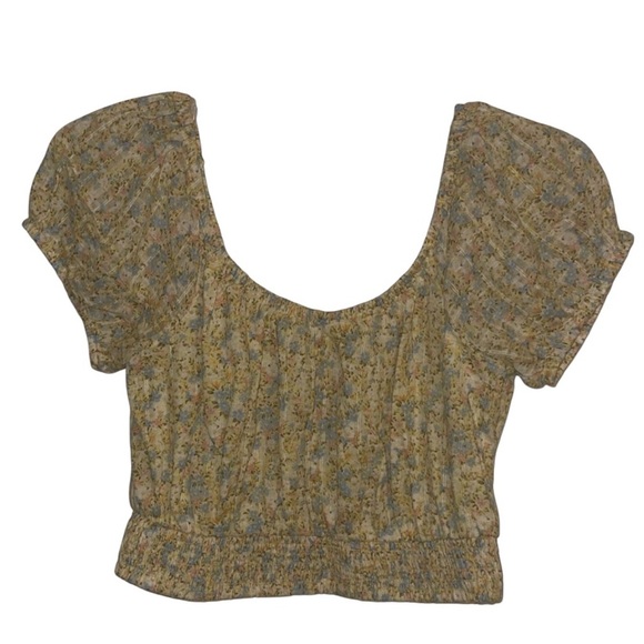 🌹AMERICAN EAGLE FLORAL CROP TOP - Picture 1 of 4